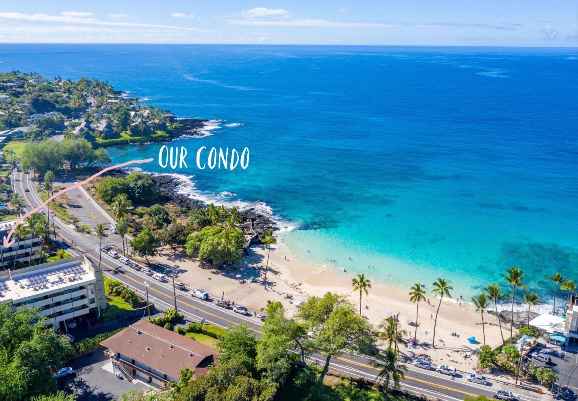 Magic Sands Beach View, 2B2B, Ac, Pool, Sleeps 6 Kailua-Kona Bagian luar foto
